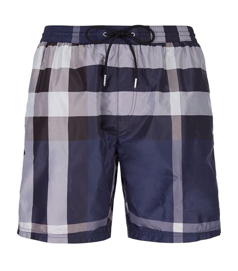 burberry style swim shorts|Burberry check swim shorts men.